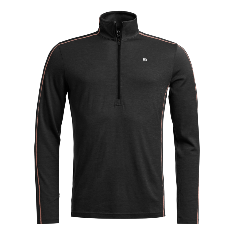 185 Rock'N'Wool Zip Neck - Merinoulltröja - Herr