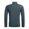 Ortovox 185 Rock'N'Wool Zip Neck - Camisola térmica de lã merino homem | Hardloop