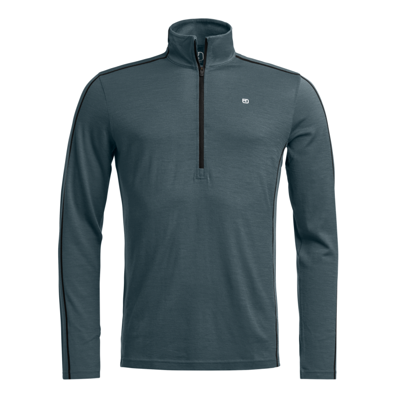 185 Rock'N'Wool Zip Neck - Merinovillapaidat - Miehet