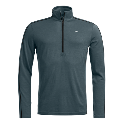 185 Rock'N'Wool Zip Neck - Swetry z wełny merynosa męski