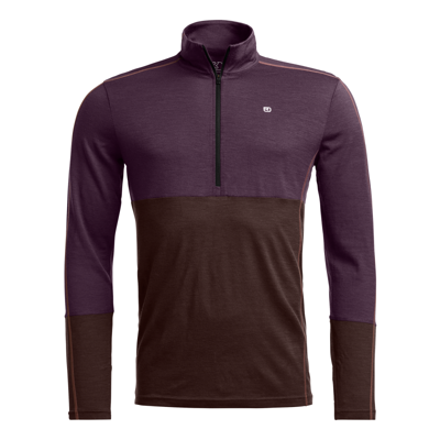 185 Rock'N'Wool Zip Neck - Jersey de lana merino - Hombre