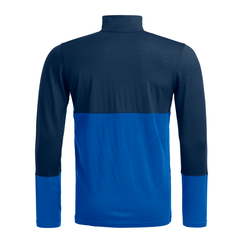 Ortovox 185 Rock'N'Wool Zip Neck - Maglia in lana merino - Uomo | Hardloop