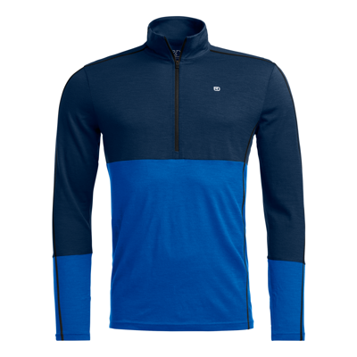 185 Rock'N'Wool Zip Neck - Merino Wool Jersey - Men's