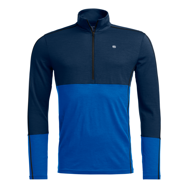 185 Rock'N'Wool Zip Neck - Merinovillapaidat - Miehet