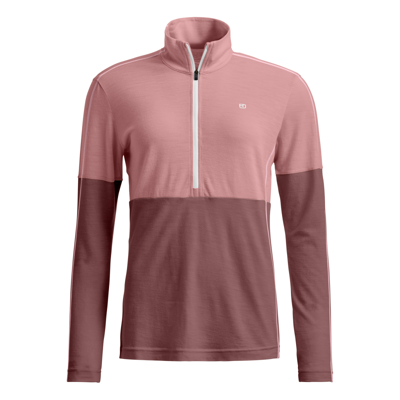 185 Rock'N'Wool Zip Neck - Swetry z wełny merynosa damski