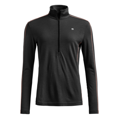 185 Rock'N'Wool Zip Neck - Merinowolltrikot - Damen