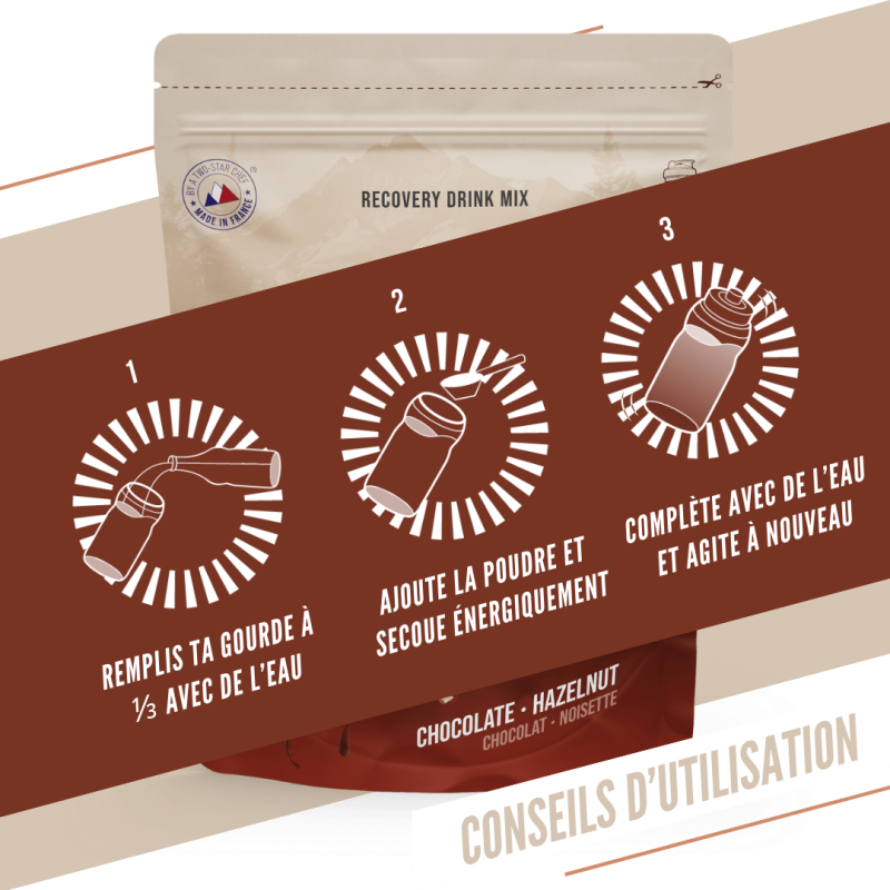Baouw Chocolat - Noisette - Energy drink | Hardloop