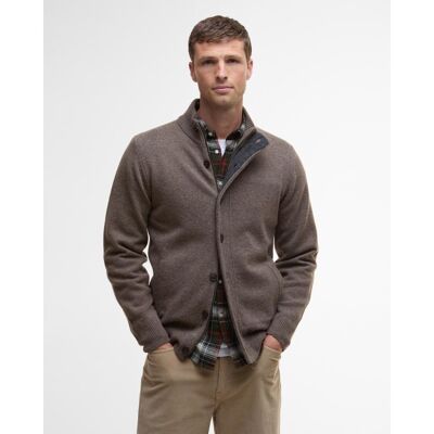 Essential Patch Zip Through Jumper - Pánsky pullover