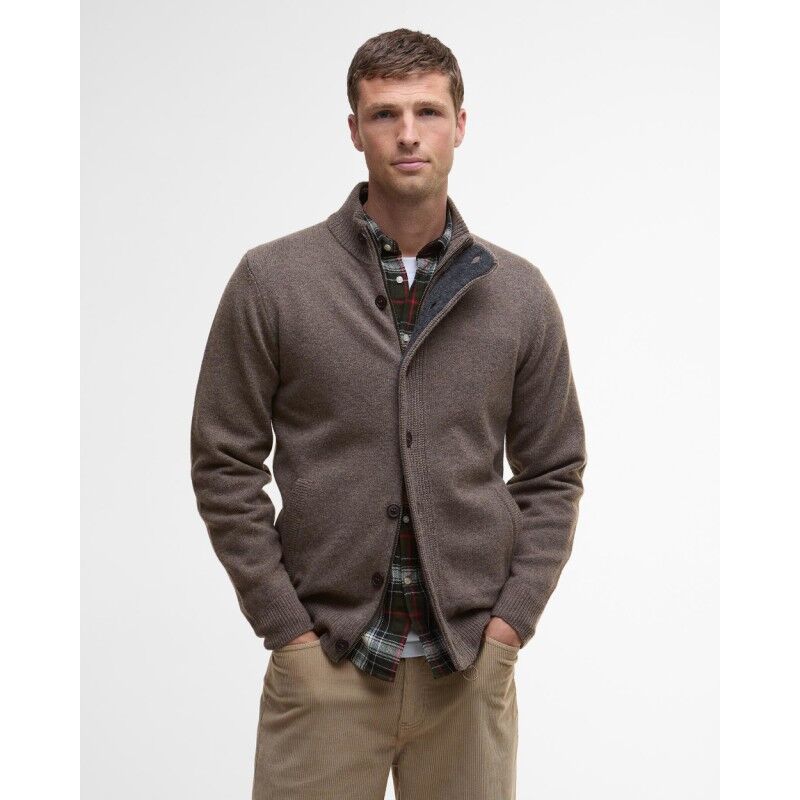 Essential Patch Zip Through Jumper - Pullover - Herren