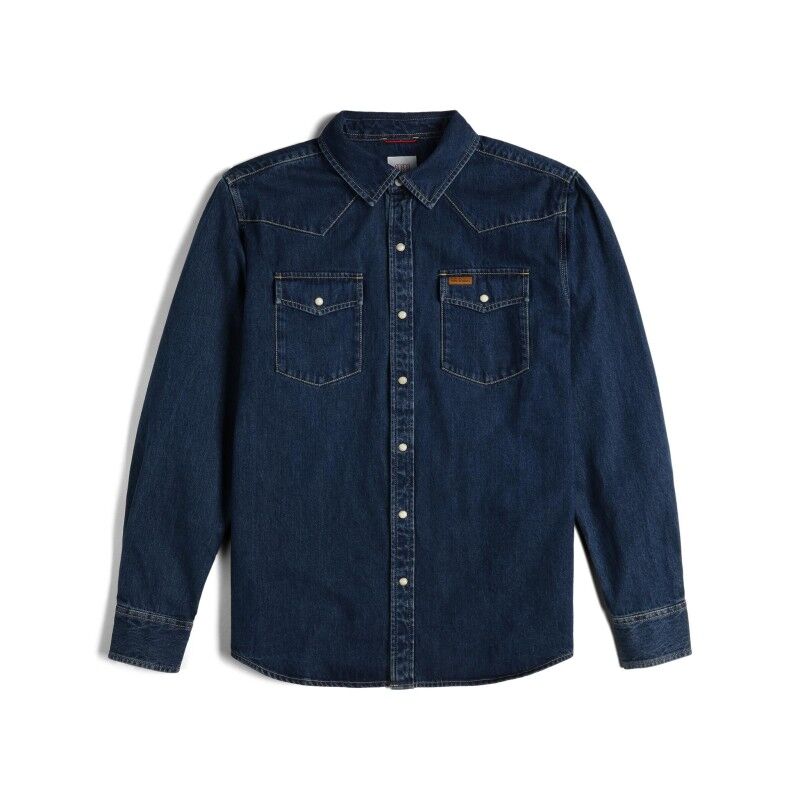Mountain Shirt Long Sleeve Denim - Skjorta - Herr