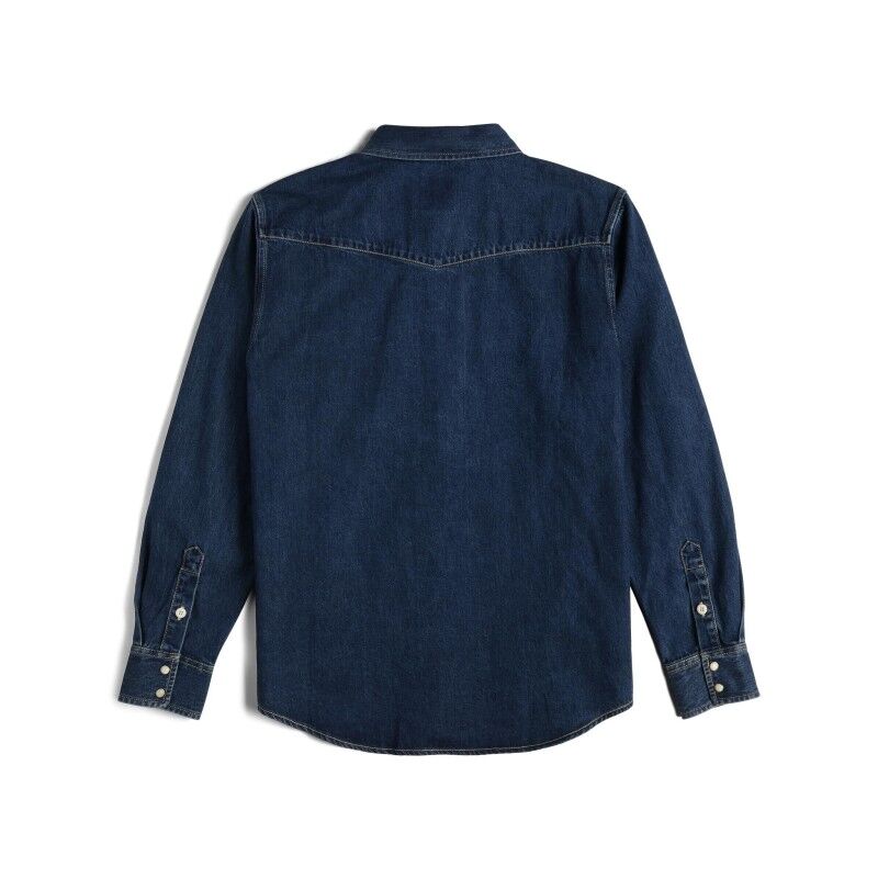 Topo Designs Mountain Shirt Long Sleeve Denim - Chemise homme | Hardloop