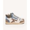 Ecru / Light Blue