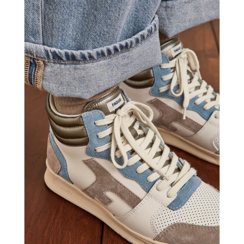 Faguo Hazel Mid Leather Suede - Lifestyle Schuhe - Damen | Hardloop