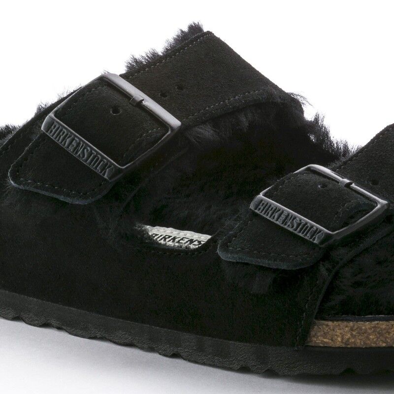 Birkenstock Arizona Shearling Suede Leather - Sandalen | Hardloop