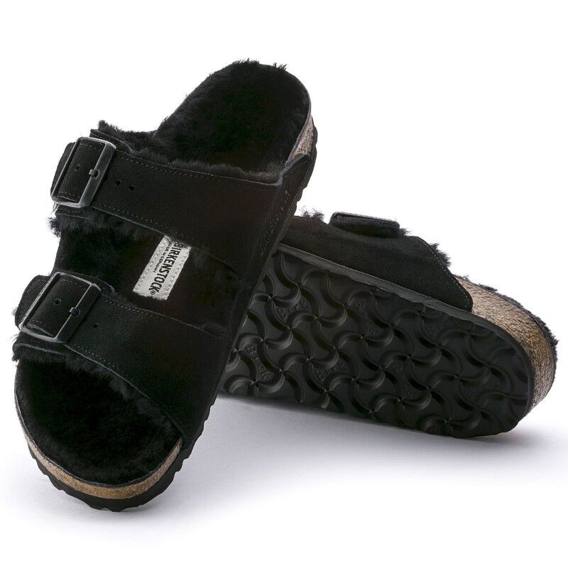 Birkenstock Arizona Shearling Suede Leather - Sandaalit | Hardloop