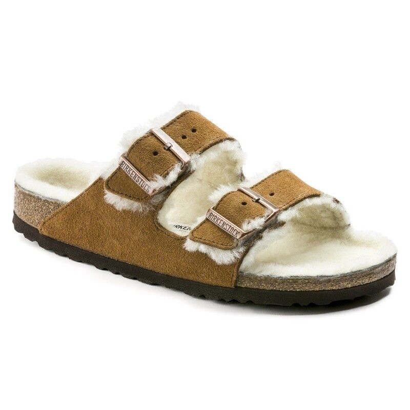Arizona Shearling Suede Leather - Sandales
