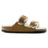 Birkenstock Arizona Shearling Suede Leather - Sandály | Hardloop