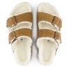 Birkenstock Arizona Shearling Suede Leather - Sandály | Hardloop
