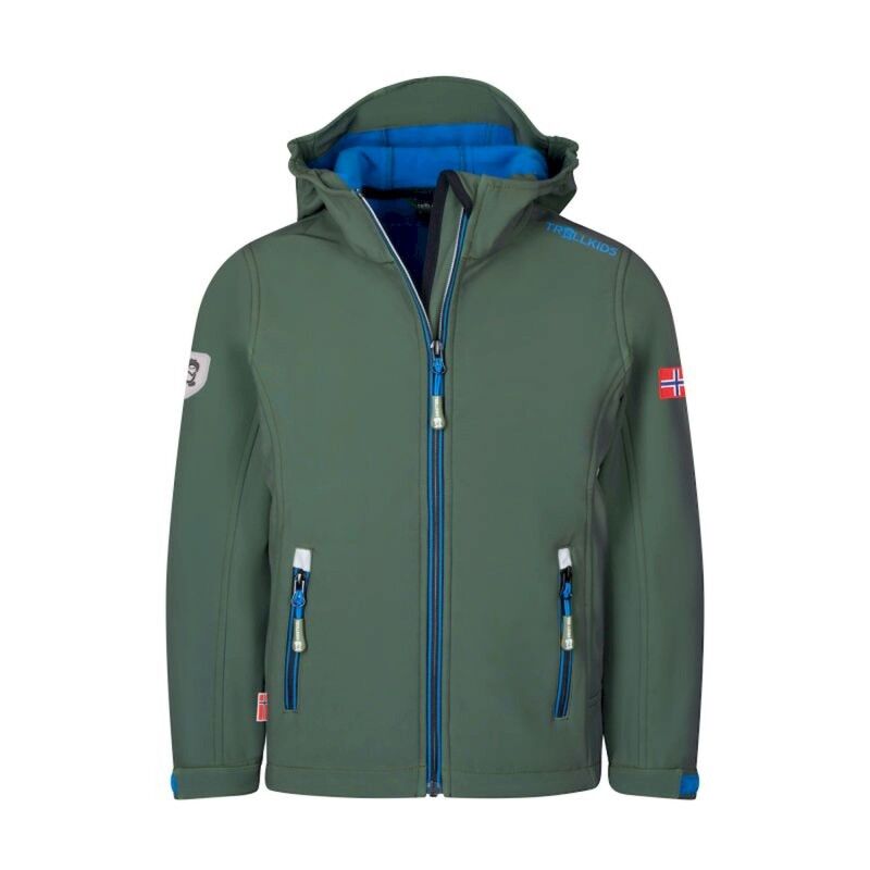 Trollfjord Jacket - Softshelljakke - Barn