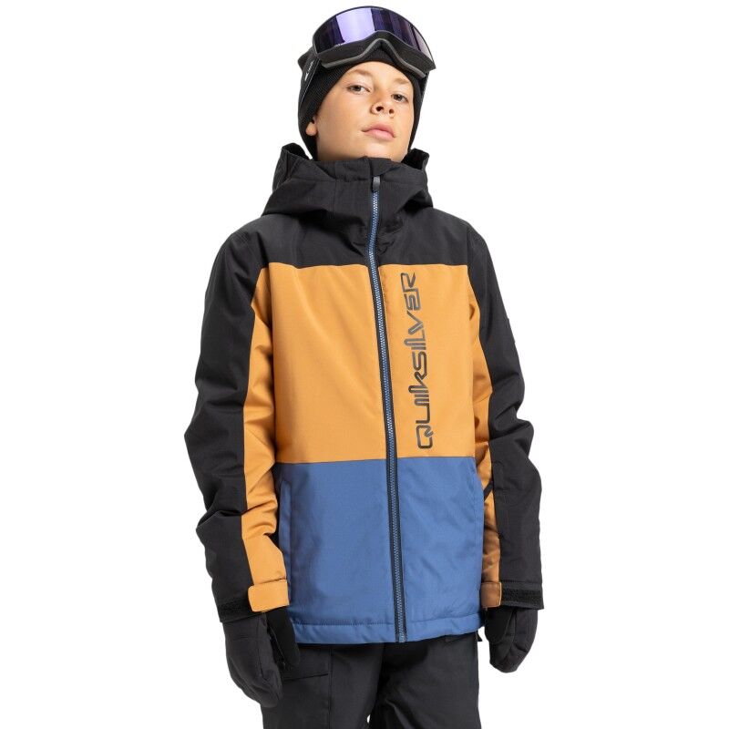 Quiksilver Youth Snowboard Jacket Quiksilver Side Hit Block Youth