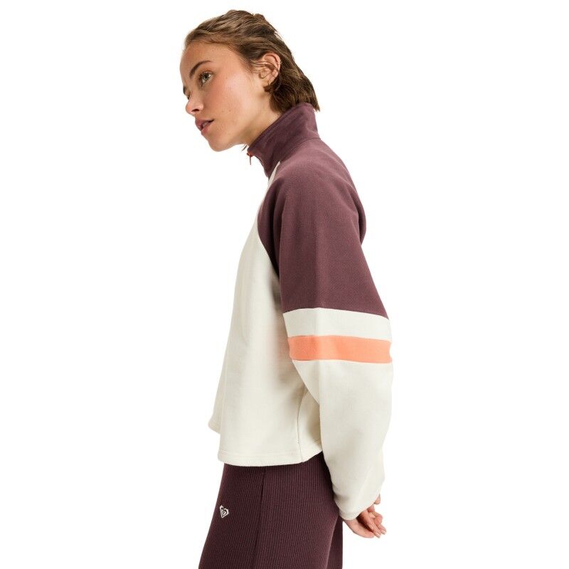 Roxy Essential Energy Boxy Half Zip - Sweatere - Damer | Hardloop