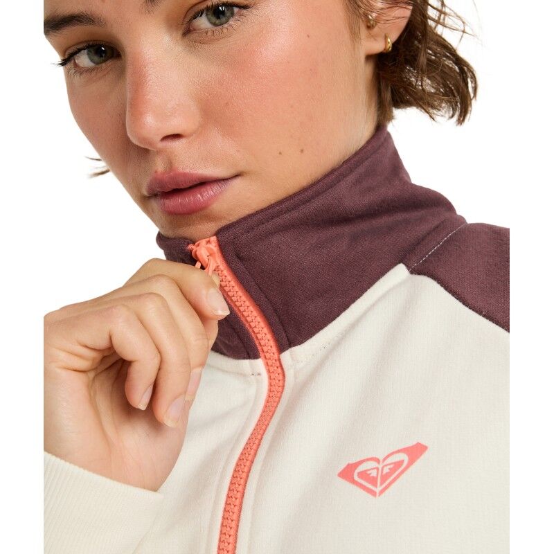 Roxy Essential Energy Boxy Half Zip - Dámská mikina | Hardloop