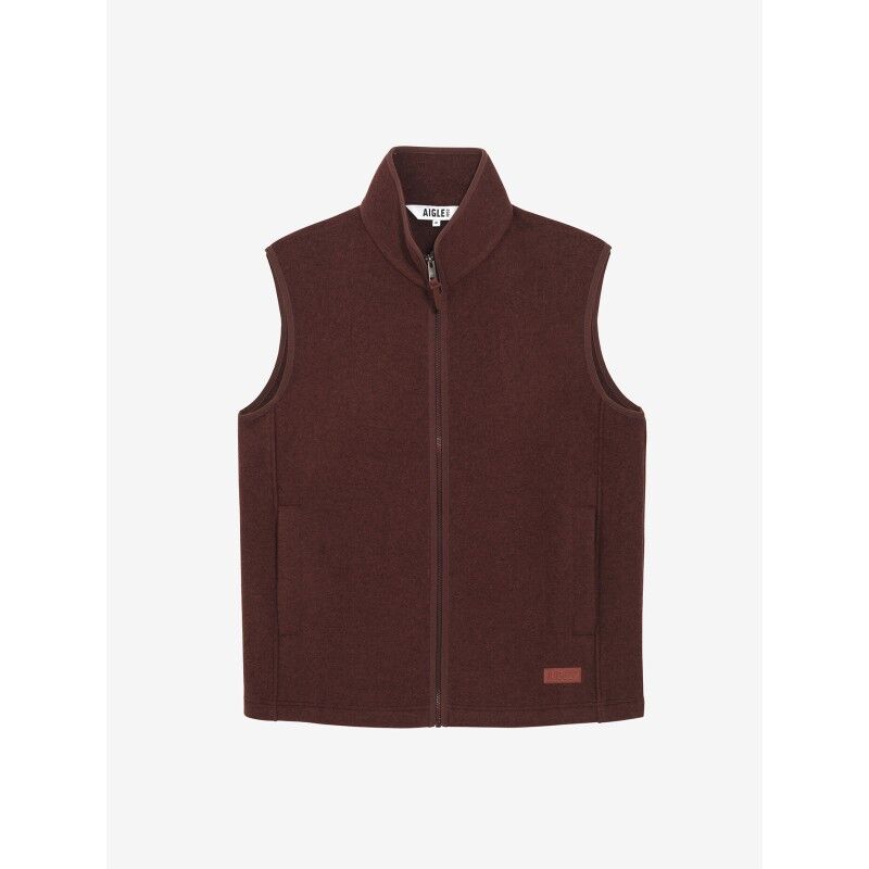 Wool Merinos Brushed Gilet - Colete polar homem