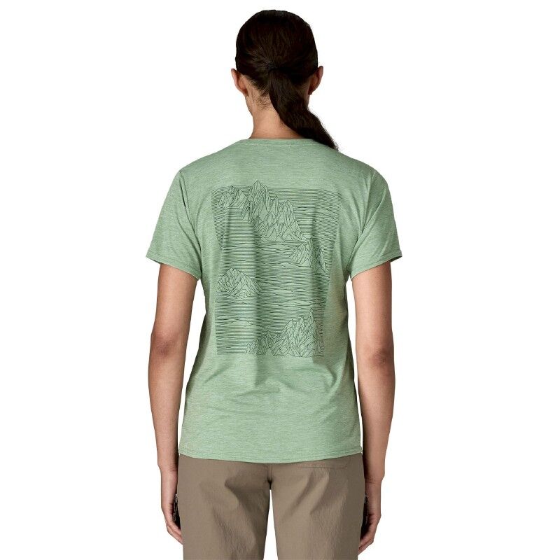 Patagonia Women's Cap Cool Daily Graphic Shirt - Waters - T-shirt femme | Hardloop