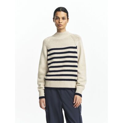 Striped Sweat - Pullover - Damen