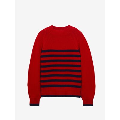 Striped Sweat - Pullover - Damen