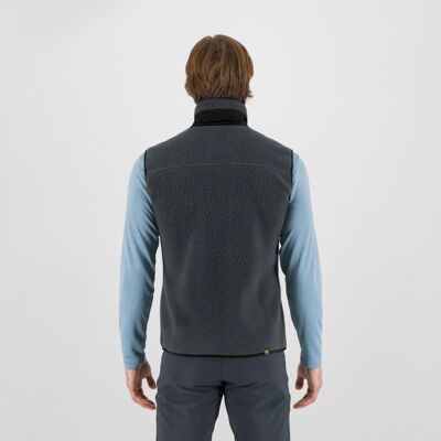 Moiazza Retro Fleece Vest - Polar męski bez rękawów