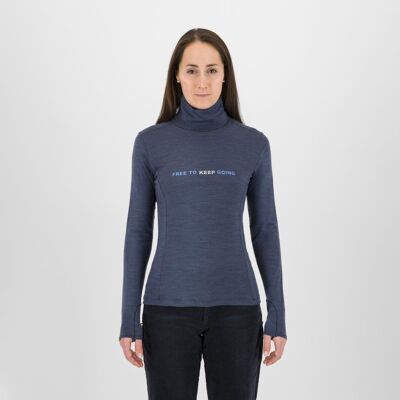 Coppolo Merino High Neck LS - Merino Wool Jersey - Women's
