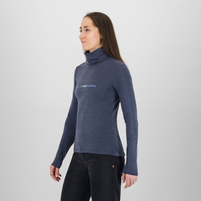 Karpos Coppolo Merino High Neck LS - Swetry z wełny merynosa damski | Hardloop