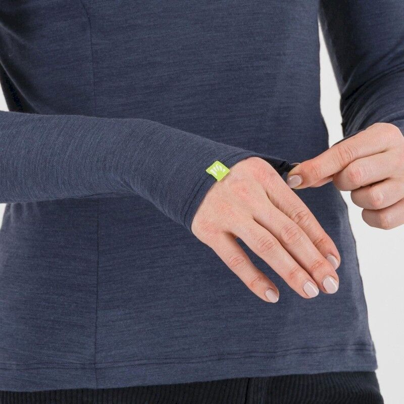 Karpos Coppolo Merino High Neck LS - Merinovillapaidat - Naiset | Hardloop