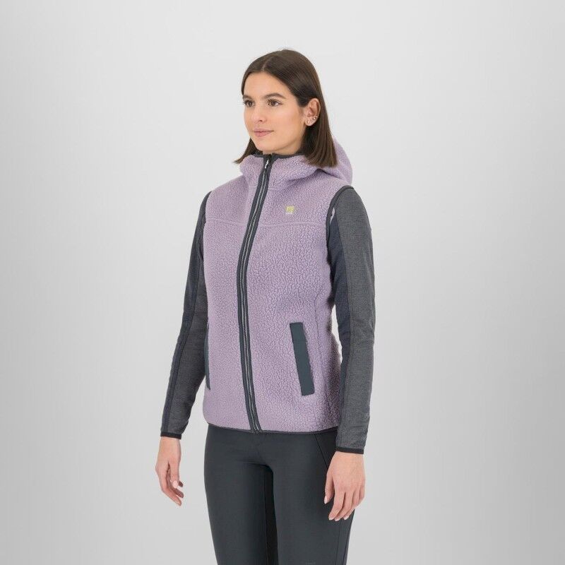 Karpos Moiazza Retro Hoodie Vest - Fleecevest - Dames | Hardloop
