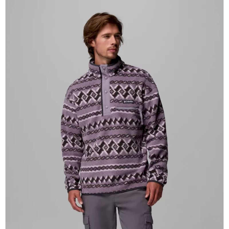 Helvetia II Printed Half Snap Fleece - Fleecejakke - Herrer