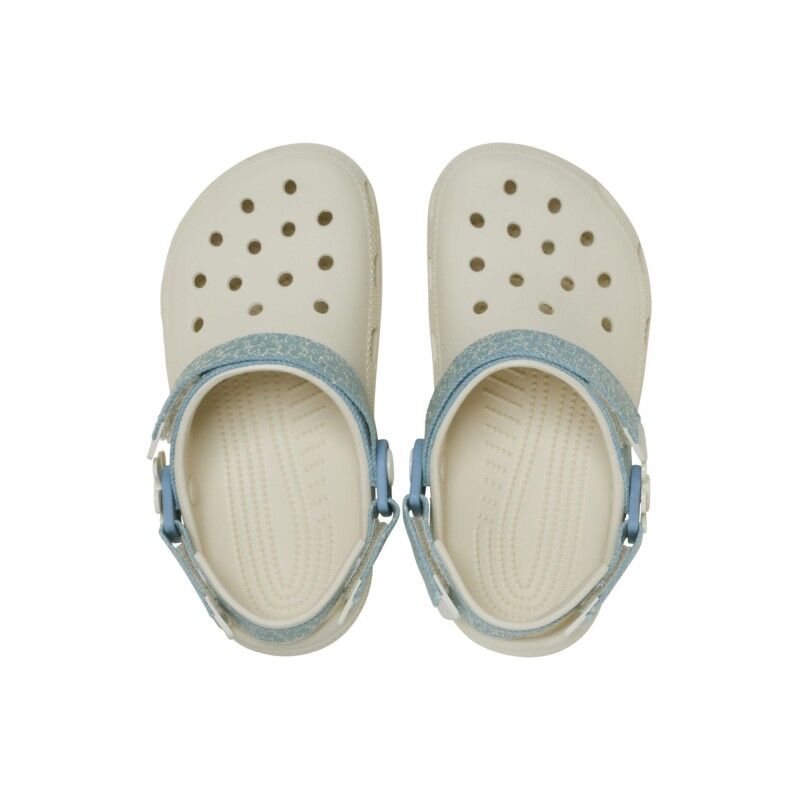 Crocs Classic Denim Flower Adjustable Backstrap Clog K - Sandaler - Børn | Hardloop