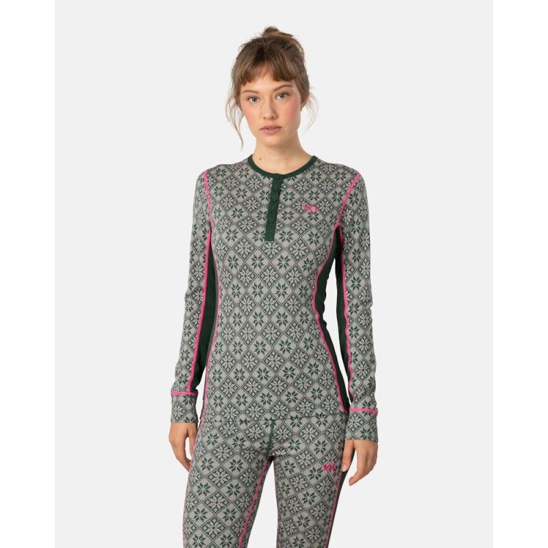 Rose Long Sleeve Baselayer - Merino Wollen Shirt - Dames
