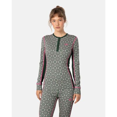 Rose Long Sleeve Baselayer - Swetry z wełny merynosa damski