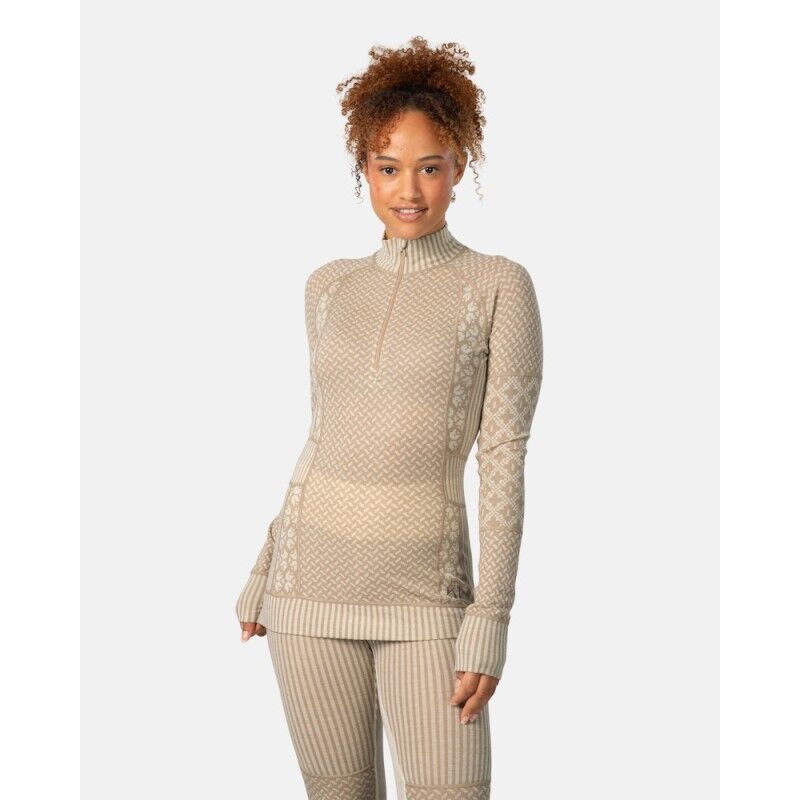 Kari Traa Smekker Half Zip - Merino-ondergoed - Dames