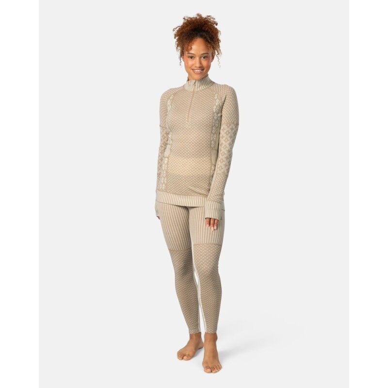 Kari Traa Smekker Half Zip - Intimo lana merinos - Donna