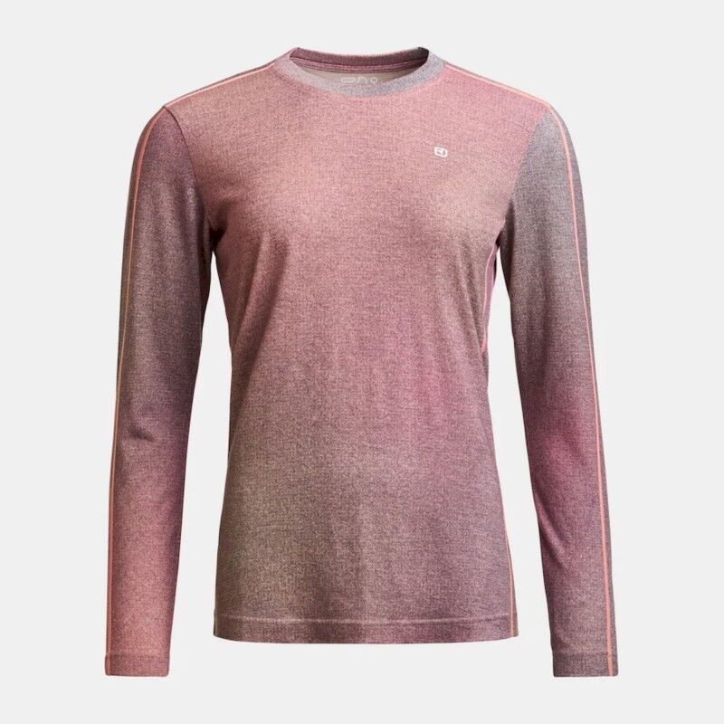 Ortovox 185 Rock'N'Wool Print LS - Merinovillapaidat - Naiset | Hardloop
