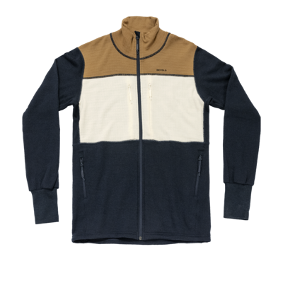Egga Grid Merino Jacket - Forro polar de lana merina - Hombre