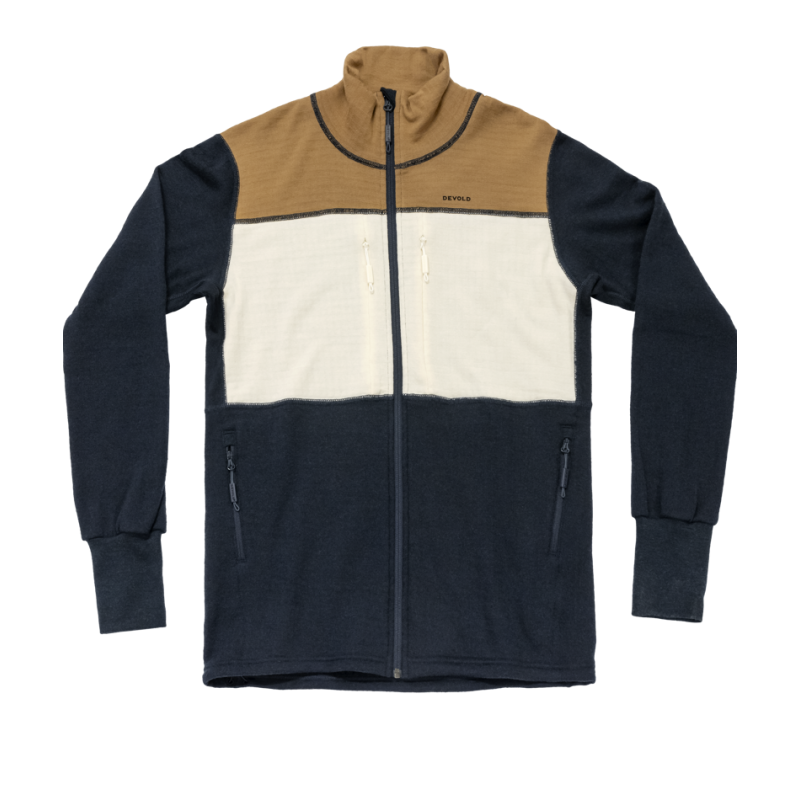 Devold Egga Grid Merino Jacket - Giacca in pile di merino - Uomo | Hardloop