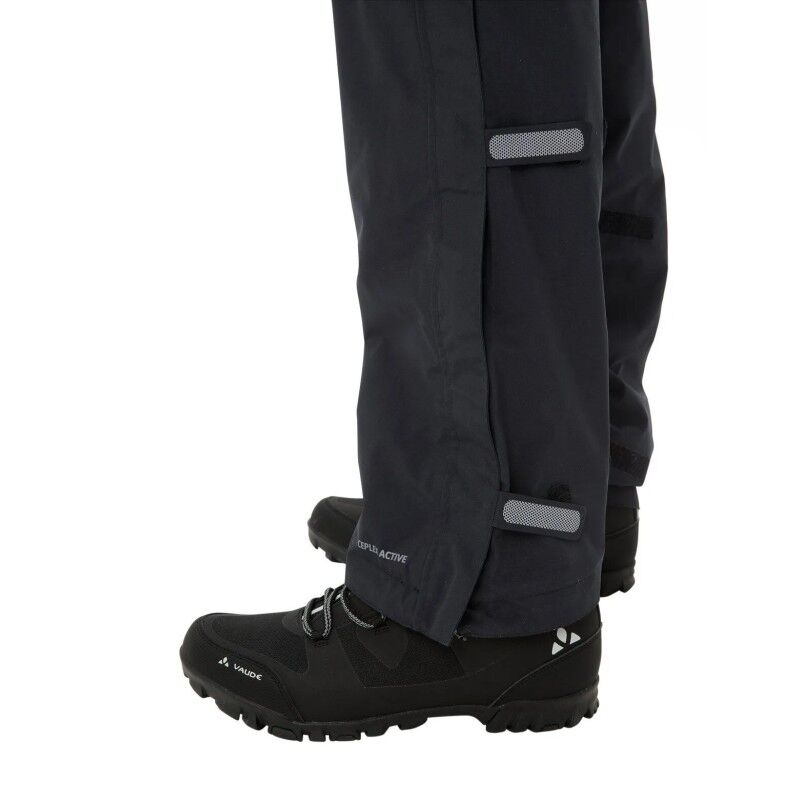 Vaude Fluid Pants II - Fietsregenbroek - Heren | Hardloop