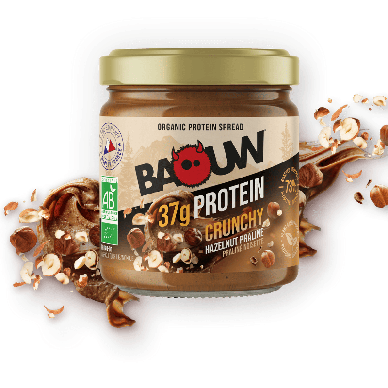 Baouw Pâte à Tartiner Protéinée Praliné-Noisette - Dessert | Hardloop