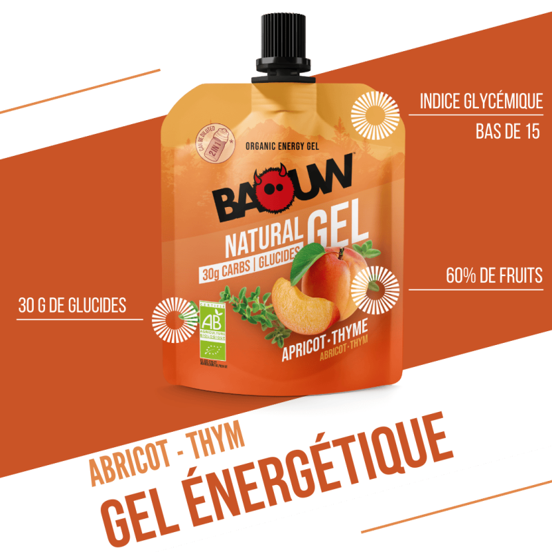 Baouw Abricot-Thym - Energy gel | Hardloop