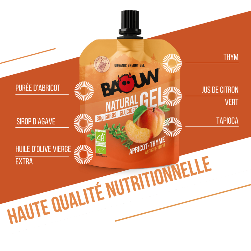 Baouw Abricot-Thym - Energy gel | Hardloop