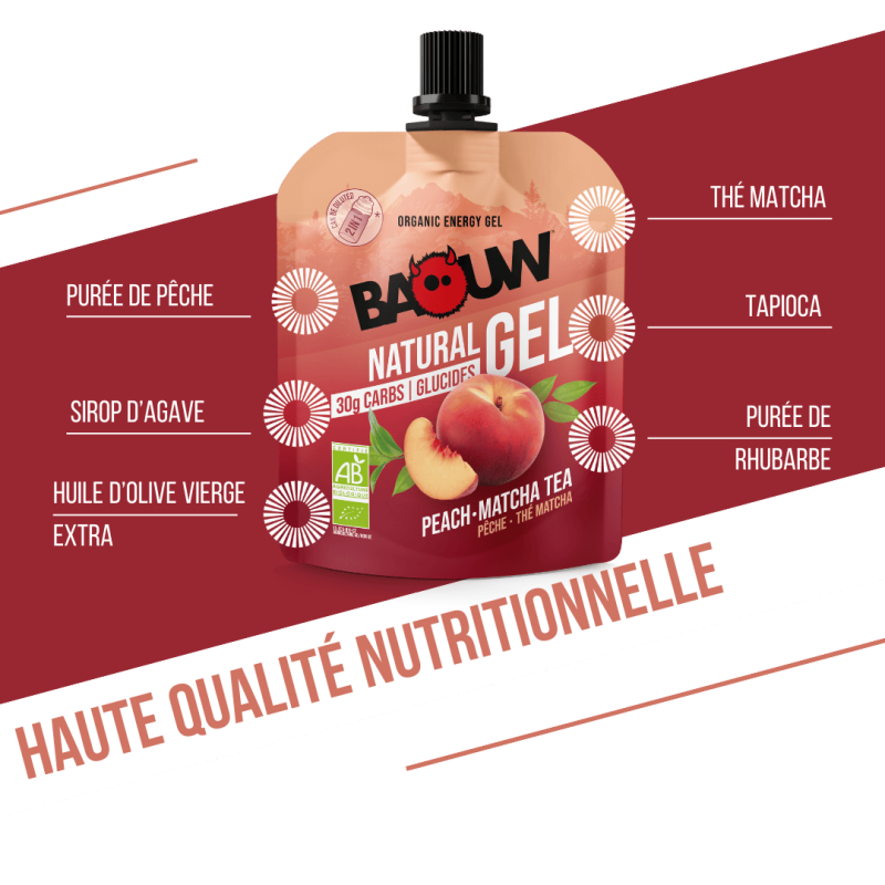 Baouw Pêche-Thé - Energiegel | Hardloop