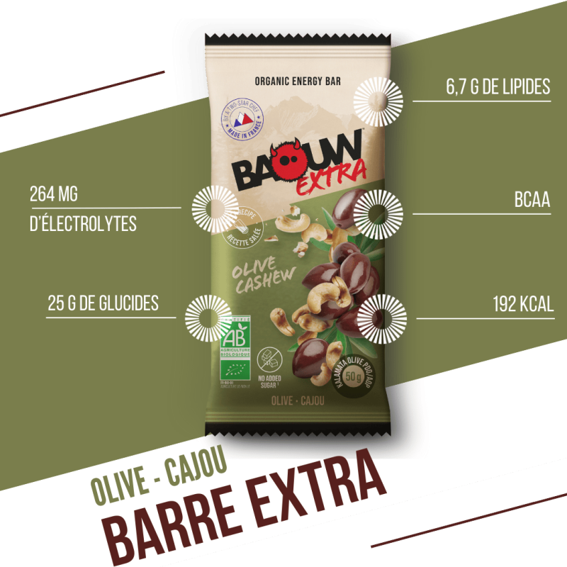 Baouw Extra Olive-Cajou - Energy bar | Hardloop